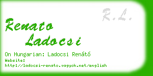 renato ladocsi business card
